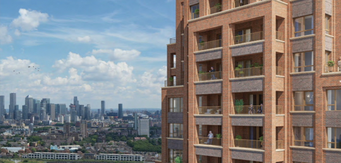 View from the front of the building