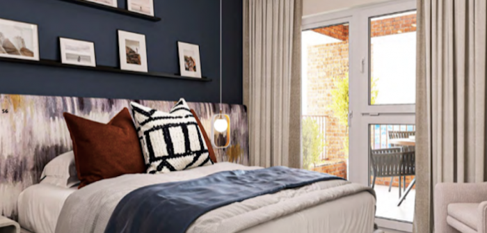 Bright open bedrooms