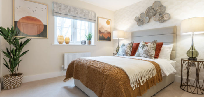 Large bedrooms with ample storage 